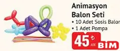ANİMASYON BALON SETİ